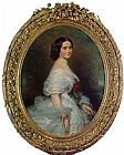 Anna Dollfus, Baronne de Bourgoing by Franz Xavier Winterhalter